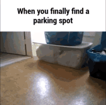 When You Finally Find A Parking Spot GIF