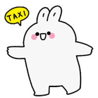 Taxi Call Cab Sticker - Taxi Call Cab Oncoming Taxi Stickers