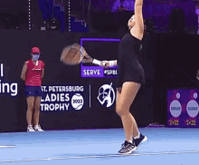 Jelena Ostapenko Forehand GIF - Jelena Ostapenko Forehand Tennis GIFs