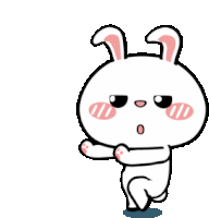 Bunny Dancing Sticker - Bunny Dancing Oh Yeah Stickers