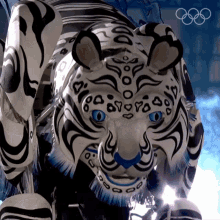 tiger olympics2022 moving head puppet winter olympics2022