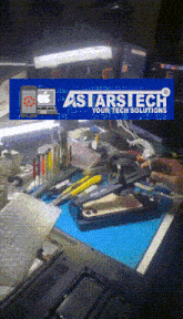 a poster that says starstech your tech solutions on it