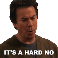 It'S A Hard No Spencer Shay Sticker - It'S A Hard No Spencer Shay Jerry Trainor Stickers