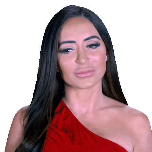 She Was Not Happy For Me Angelina Pivarnick Sticker