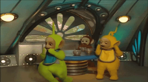 teletubbies lala and dipsy