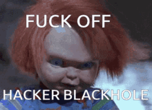 Chucky Middle Finger GIF - Chucky Middle Finger Fuck Off GIFs