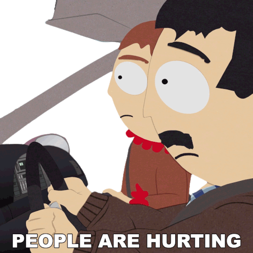 People Are Hurting South Park Sticker - People Are Hurting South Park Pandemic Special Stickers