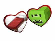 a picture of a bed and a green block with the number 13 on it