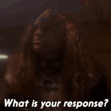 what is your response worf star trek deep space whats your reply