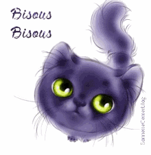 Bisous Cat GIF