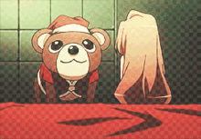 Anime Christmas GIF - Anime Christmas Teddy Bear GIFs