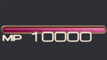 a purple bar with mp 10000 on it