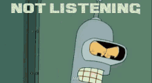Not Listening Plugging Ears GIF - Not Listening Plugging Ears Futurama GIFs