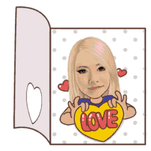 love note love letter card ily sticker
