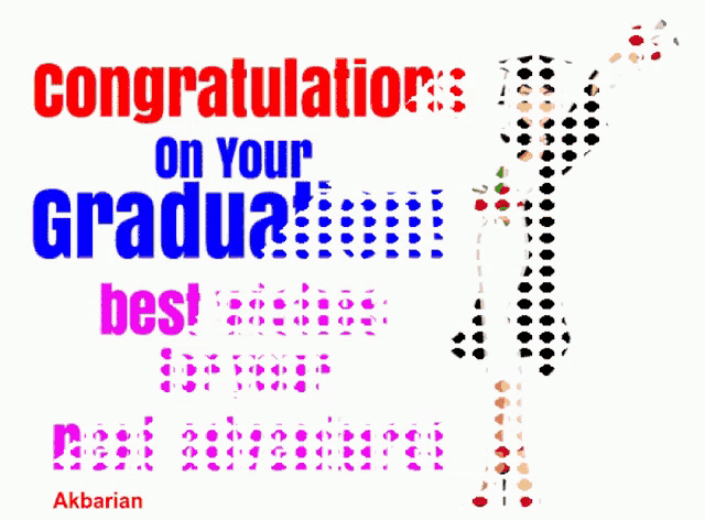 Animated Greeting Card Congratulations On Your Graduation GIF