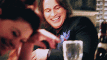 robert carlyle emilie de ravin laugh laughing ridere