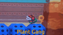 Plant Gang Piranha Plants GIF - Plant Gang Piranha Plants Video Game GIFs