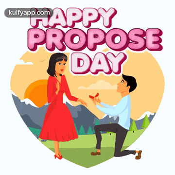 Happy Propose  GIF - Happy propose day Romantic mood Loveyou -  Discover & Share GIFs