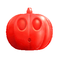 Pumpkin-shaped Balloon Pumpkin Sticker - Pumpkin-shaped Balloon Pumpkin Balloon Stickers