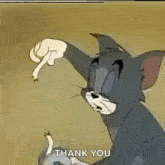 Exhausted Tom And Jerry GIF