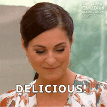 Delicious Kyla Kennaley GIF - Delicious Kyla Kennaley The Great Canadian Baking Show GIFs