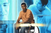 Wheelchair GIF - Wheelchair Drake Degrassi GIFs