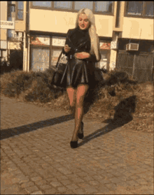 Black Dress Pantyhose GIF - Black Dress Pantyhose Heels GIFs