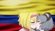 Columbia Colombia Flag GIF - Columbia Colombia Flag Colombia Flag Touhou GIFs