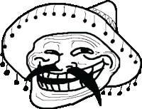 Troll Face Sticker - TenStickers