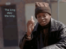 The King Stays The King GIF - The Wire D Angelo Barksdale Lawrence Gilliard Jr GIFs