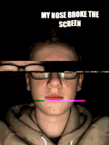 My Nose Broke The Screen Selfie GIF - My Nose Broke The Screen Selfie GIFs