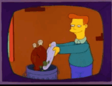 Wastingfood Simpsons GIF - Wastingfood Simpsons GIFs