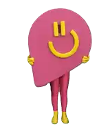 a person dressed in a pink heart shaped costume with yellow boots