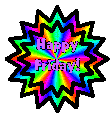 Happy Friday Colorful Sticker - Happy Friday Colorful Stickers