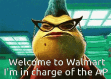 roz monsters inc welcome walmart i am in charge