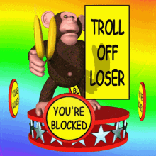 Troll Off Youre Blocked GIF - Troll Off Youre Blocked You Are Blocked GIFs
