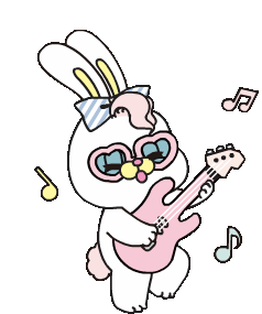 Rico Bunny Sticker - Rico Bunny Guitar Stickers