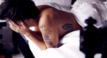 Harry Styles Bed GIF - Harry Styles Bed Just Woke Up GIFs