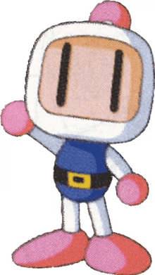 bomberman white bomber shirobon shiro bom saturn bomberman