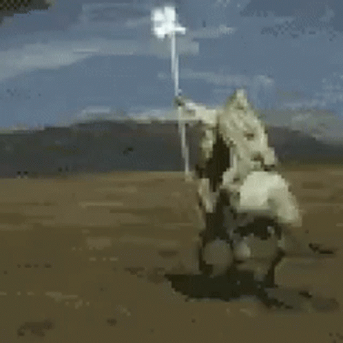 Gandalf Horse GIF - Gandalf Horse Running - Discover & Share GIFs