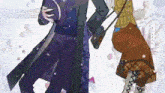 a man and a woman are standing next to each other and the man is holding a basketball