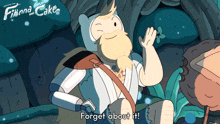 Forget About It Finn GIF - Forget About It Finn Adventure Time Fionna And Cake GIFs