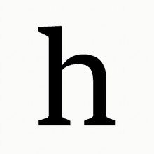 Agressive H Letter H GIF