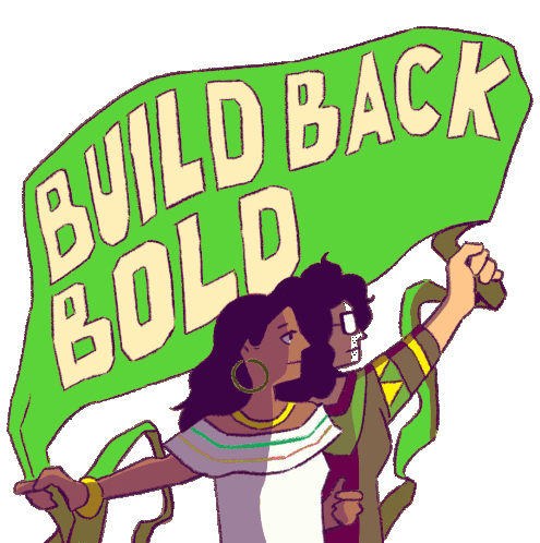 Build Back Bold Women Sticker - Build Back Bold Women Poc Stickers