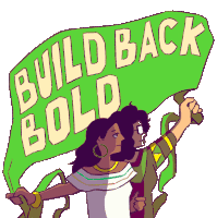 Build Back Bold Women Sticker - Build Back Bold Women Poc Stickers