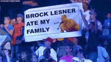 Brock Lesnar Ate GIF - Brock Lesnar Ate Family GIFs