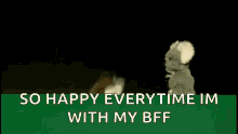 Bunny Happy With Bff GIF - Bunny Happy With Bff Koalas GIFs