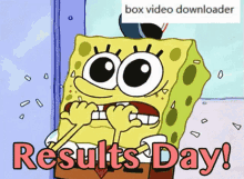 Spongebob Results Day GIF - Spongebob Results Day Nervous GIFs