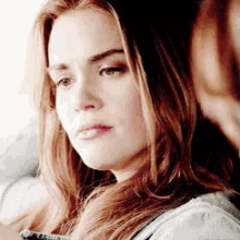 lydia martin teen wolf thinking concerned hmm