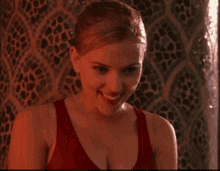 Well Hello Okay Sure GIF - Well Hello Okay Sure Scarlett Johansson GIFs